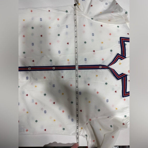 Gucci White Shirt with Multicolor Accents 50IT - Picture 7 of 15